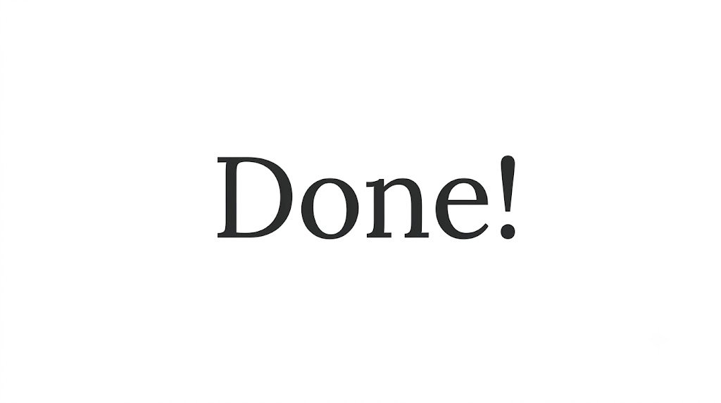 Why Done Is Not Good Enough In Business